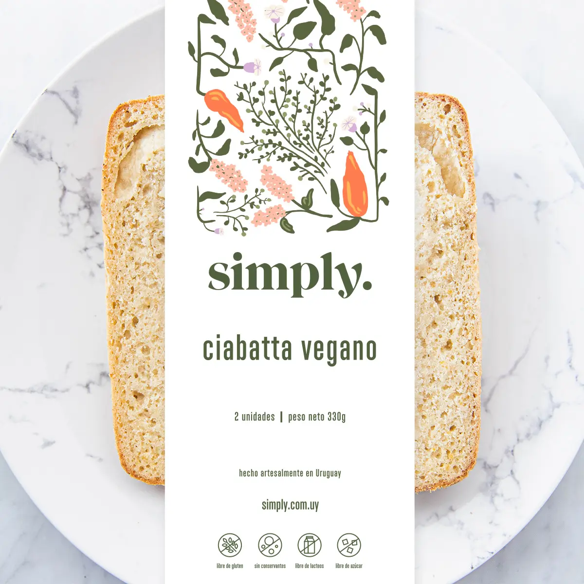 Pan Ciabatta Vegano